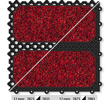 Грязезащитные покрытия Forbo Coral Tiles 7823.7833.7873.7883 Cardinal Red фото 1 | FLOORDEALER